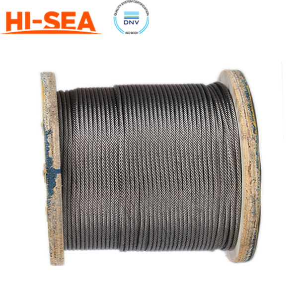 6V×37S Galvanized Shaped Strand Steel Wire Rope